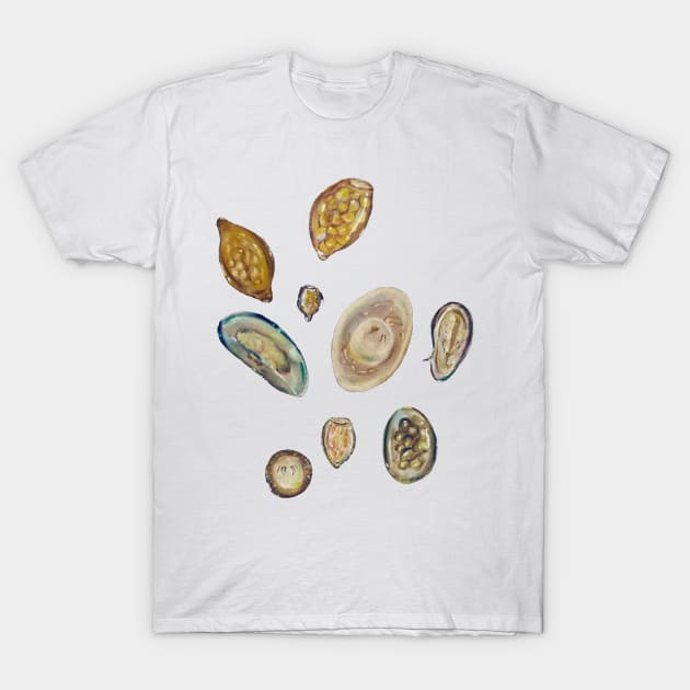 parasitic worm eggs T-Shirt by drteebu